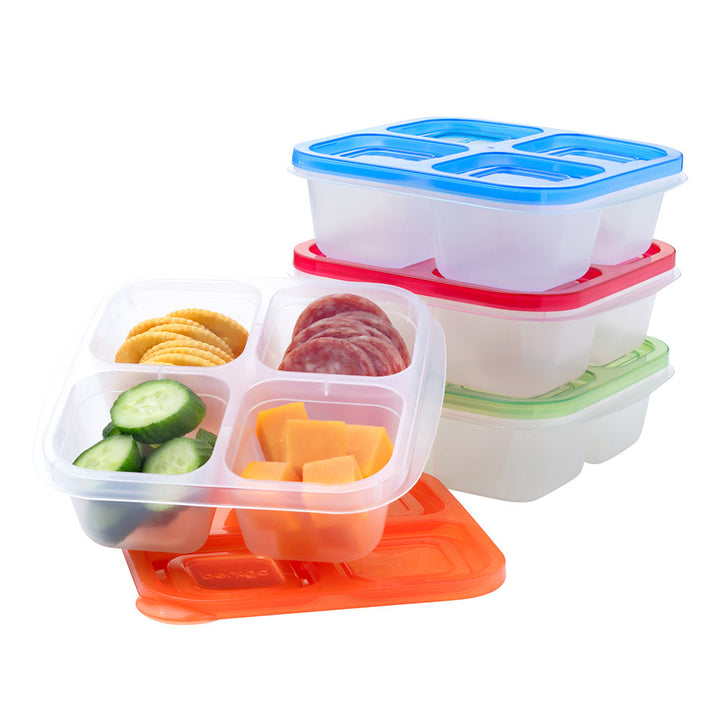 Bentgo Easyboxes 4-Compartment Snack Containers 8-Piece Set H4