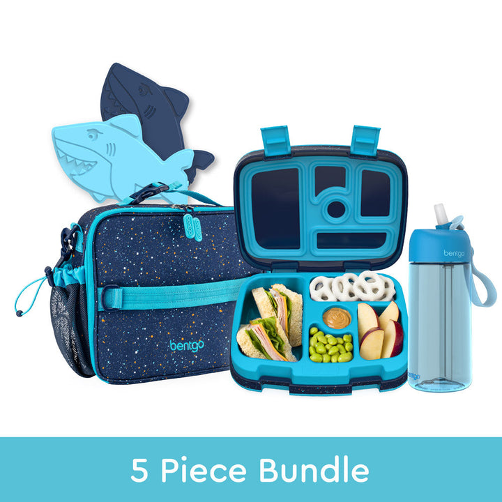 Bentgo Kids Prints Lunch 5-Piece Set with Ice Packs J4
