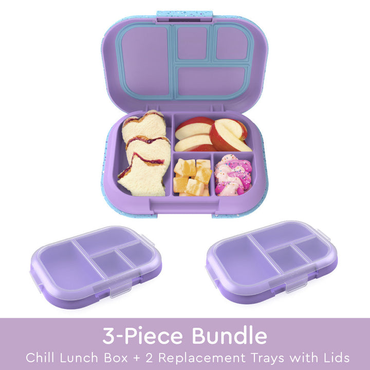 Bentgo Chill Kids Lunch Box & 2 Extra Trays with Lids H3