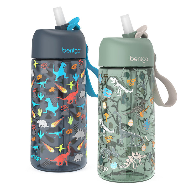 Bentgo Kids Prints Water Bottle (2-Pack) I9