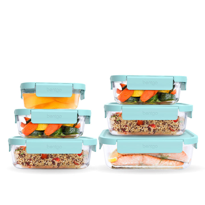 Bentgo Glass Leak-Proof Food Storage Set (12-Piece) L0