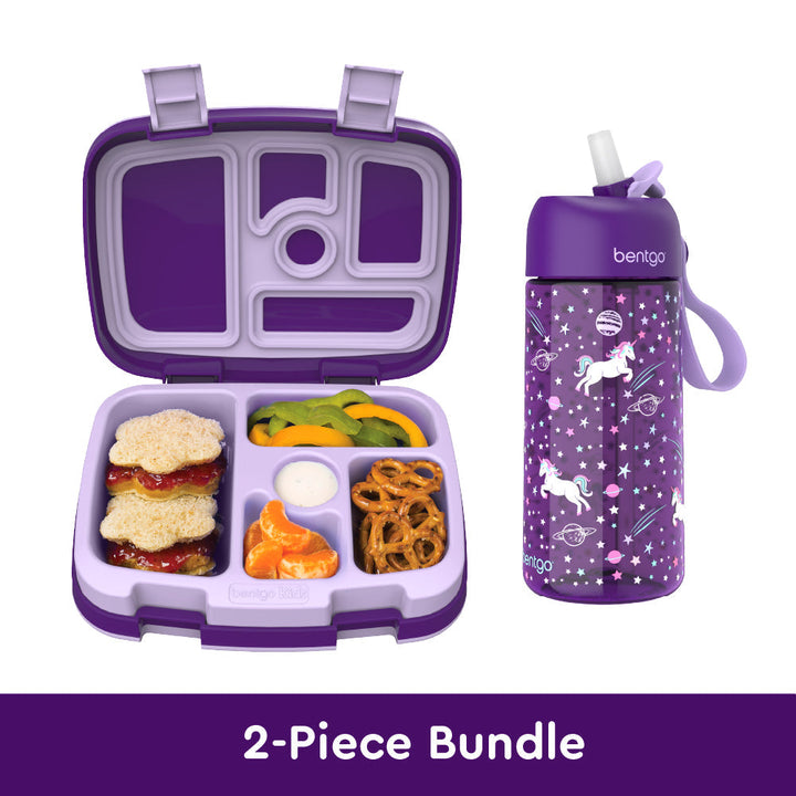Bentgo Kids Prints Lunch Box & Water Bottle I9